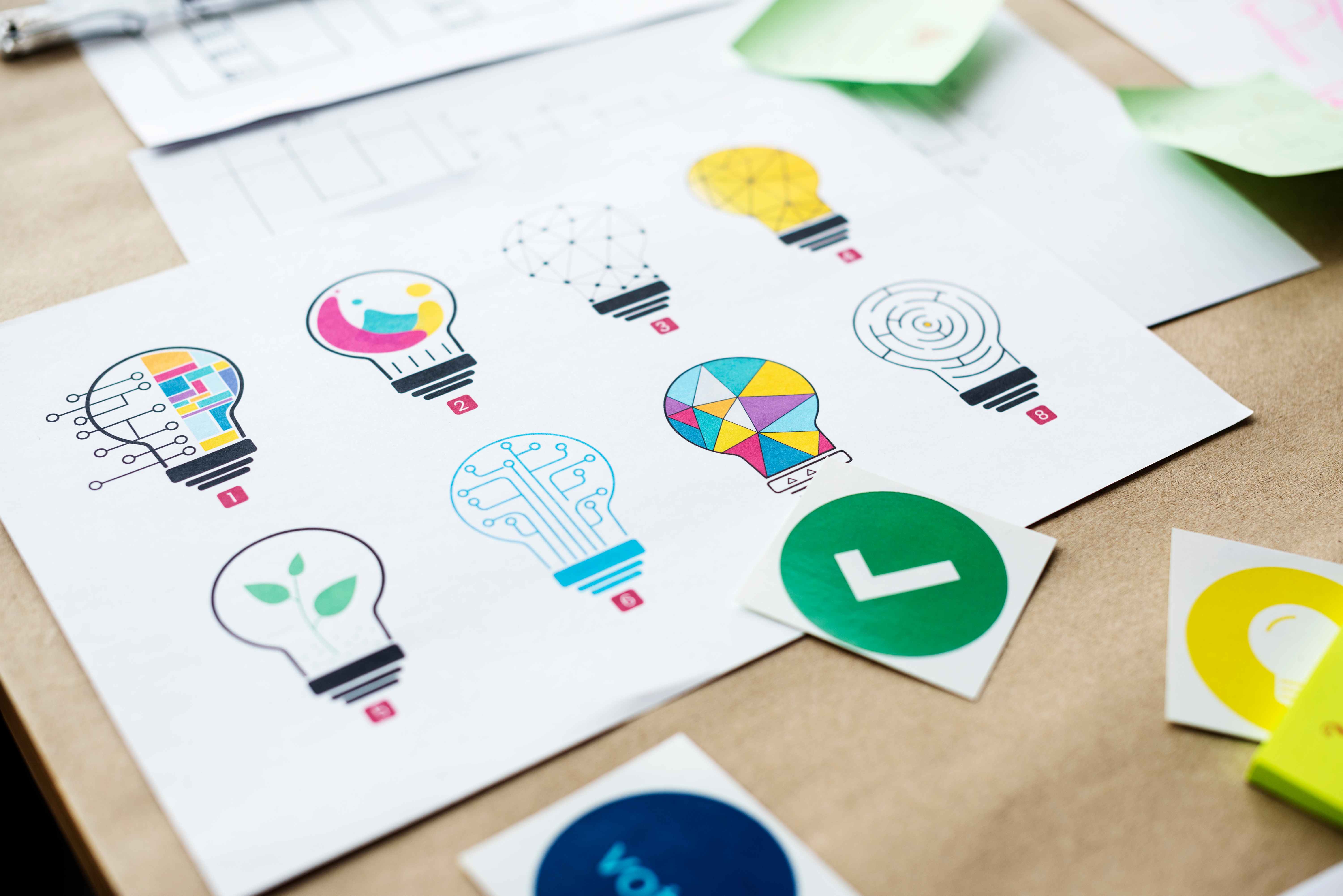 Graphic Design - Brochures, flyers, presentation mockups